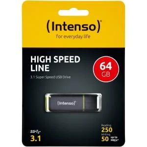 Intenso 64GB High Speed Line 250/50 MB/s USB 3.1 spominski ključek - Image 3