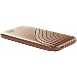WD My Passport SSD 500GB, USB-C 3.2 zlat - Image 4