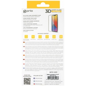 Kaljeno zaščitno steklo za iPhone 13 Pro Max / 14 Plus, Full Cover 3D - Image 3
