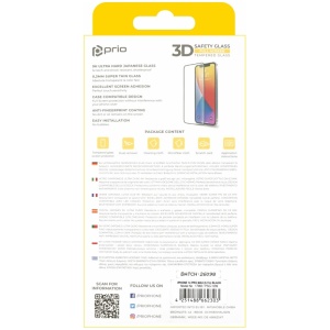 Kaljeno zaščitno steklo za iPhone 14 Pro Max, Full Cover 3D - Image 4