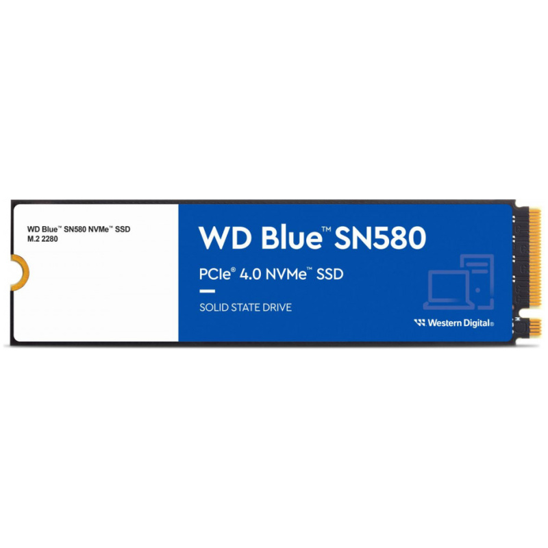 WD Blue 500GB SN580 NVMe SSD PCIe Gen4 x4