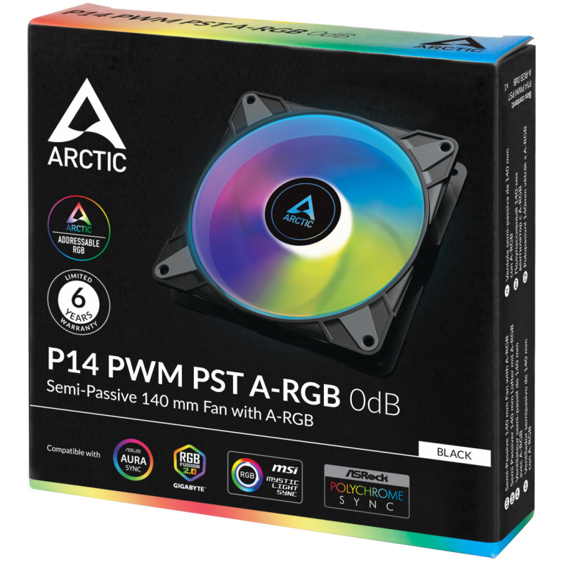 ARCTIC P14 PWM PST A-RGB 140mm 4-pin ventilator