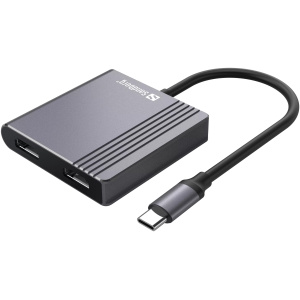 Sandberg USB-C 2xHDMI + USB + Power Delivery priklopna postaja za 2 monitorja