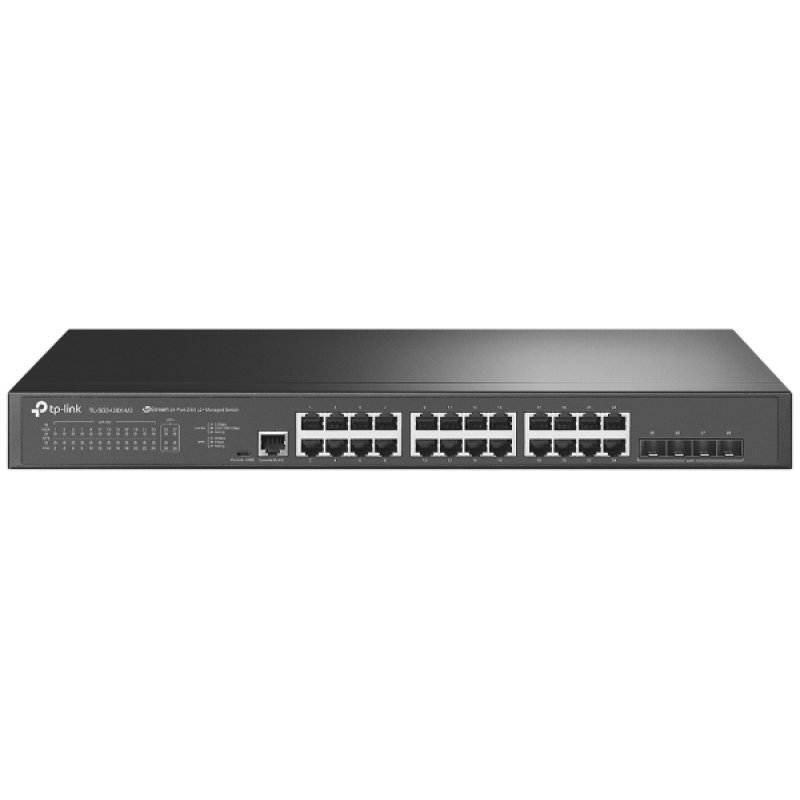 TP-LINK JetStream 24-Port 2.5GBASE-T L2+ Managed switch/stikalo z 4 10GE SFP+ porti