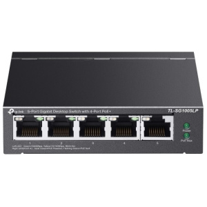 TP-LINK 5-Port Gigabit desktop switch stikalo z 4-Port PoE+