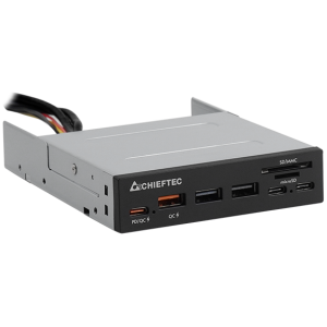 Chieftec all-in-one čitalec kartic 4x USB 3.2 Gen1 TypeA