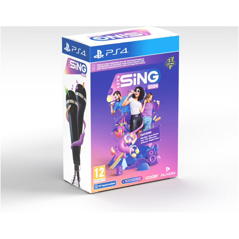 Let's Sing 2024 - Double Mic Bundle (Playstation 4)