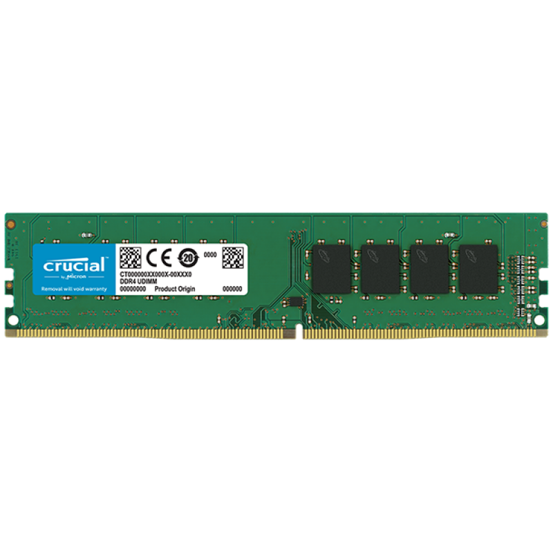 Crucial 16GB DDR4-2400 UDIMM PC4-19200 CL17