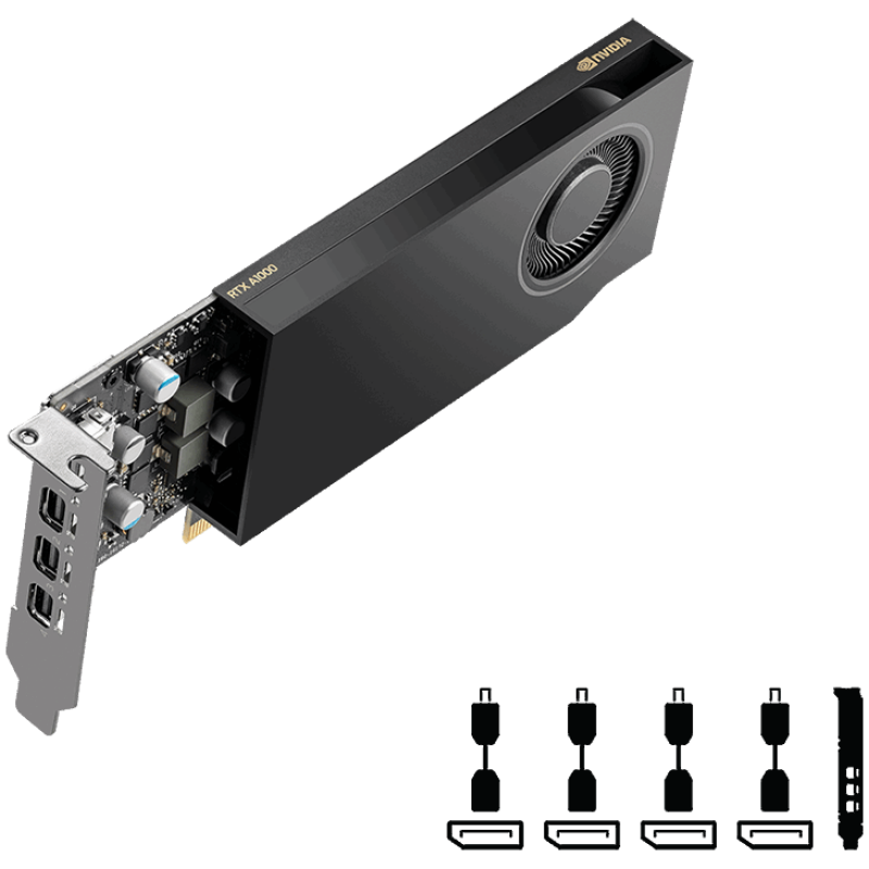 Grafična kartica PNY RTX A1000 8B GDDR6 PCI-E 4.0