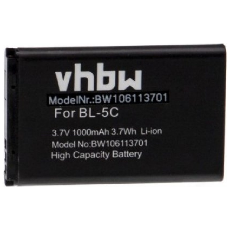 Nadomestna baterija je izdelana po zasnovi in tehnologiji nemškega proizvajalca VHBW, kar zagotavlja odlično kvaliteto