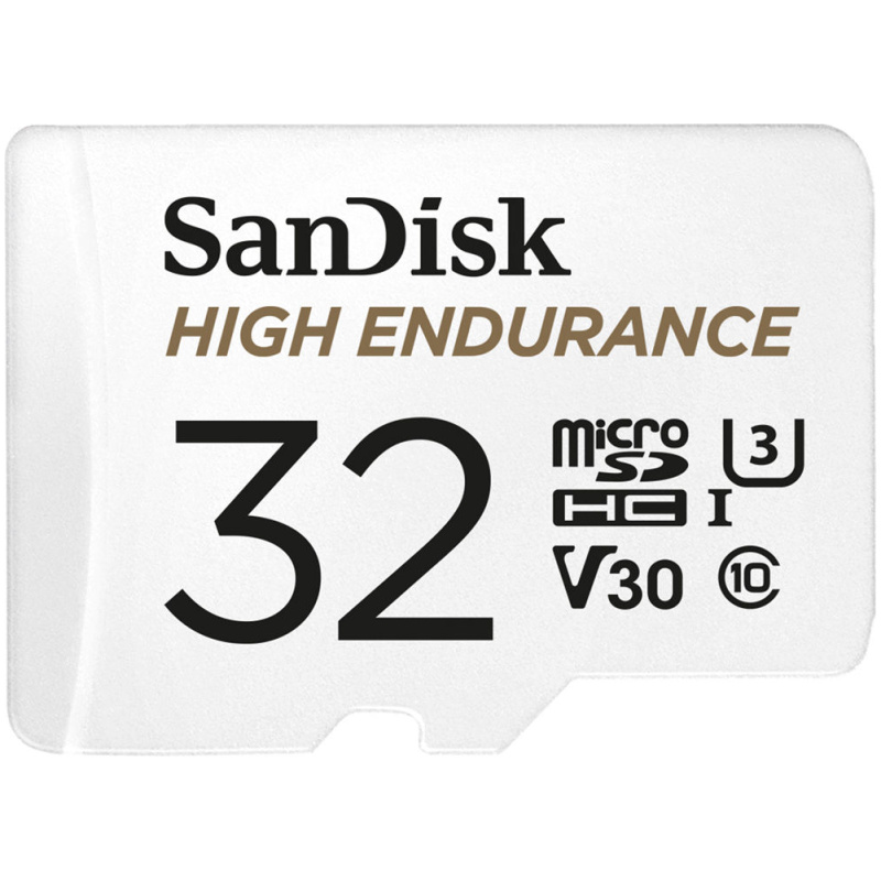 SanDisk High Endurance video microSDHC 32GB + SD Adapter Full HD / 4K video