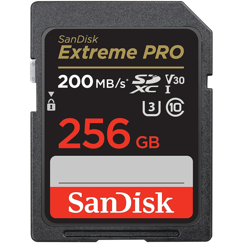 SanDisk Extreme PRO 256GB SDXC+ 2 leti RescuePRO Deluxe do 200MB/s & 140MB/s branje/zapisovanje
