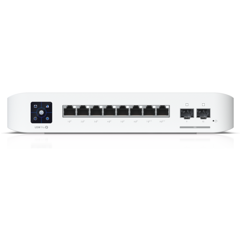 Ubiquiti mrežno 8-portno PoE stikalo USW-Pro-8-PoE (120W)