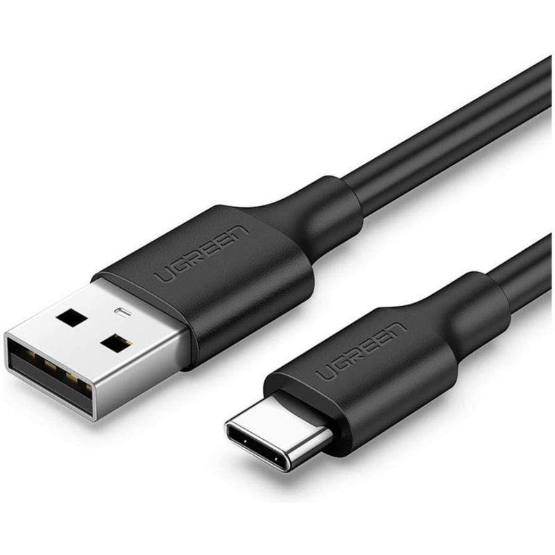 UGREEN USB-A 2.0 na USB-C kabel 3m (črn) - polybag