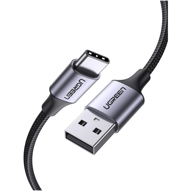 UGREEN USB 2.0 A na USB-C kabel 2m (črn) - polybag