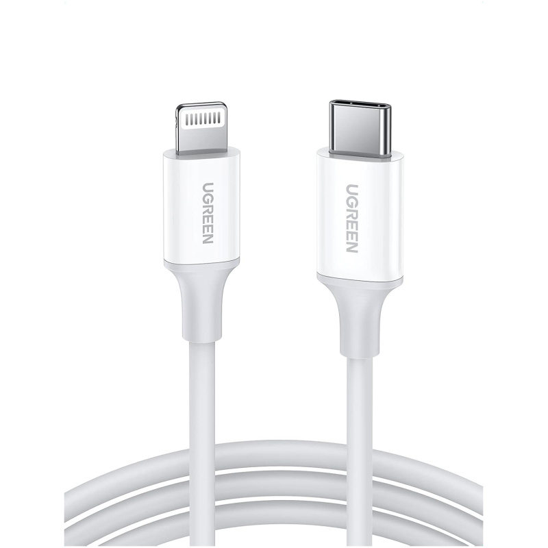 Ugreen USB-C na Lightning kabel srebrn 2m