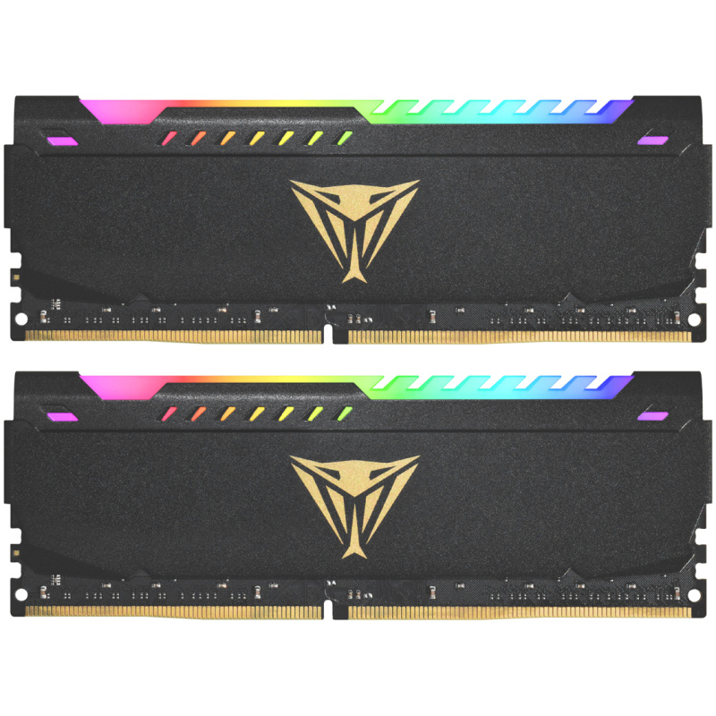 Patriot Viper Steel RGB Kit 16GB (2x8GB) DDR4-3200 DIMM PC4-25600 CL18