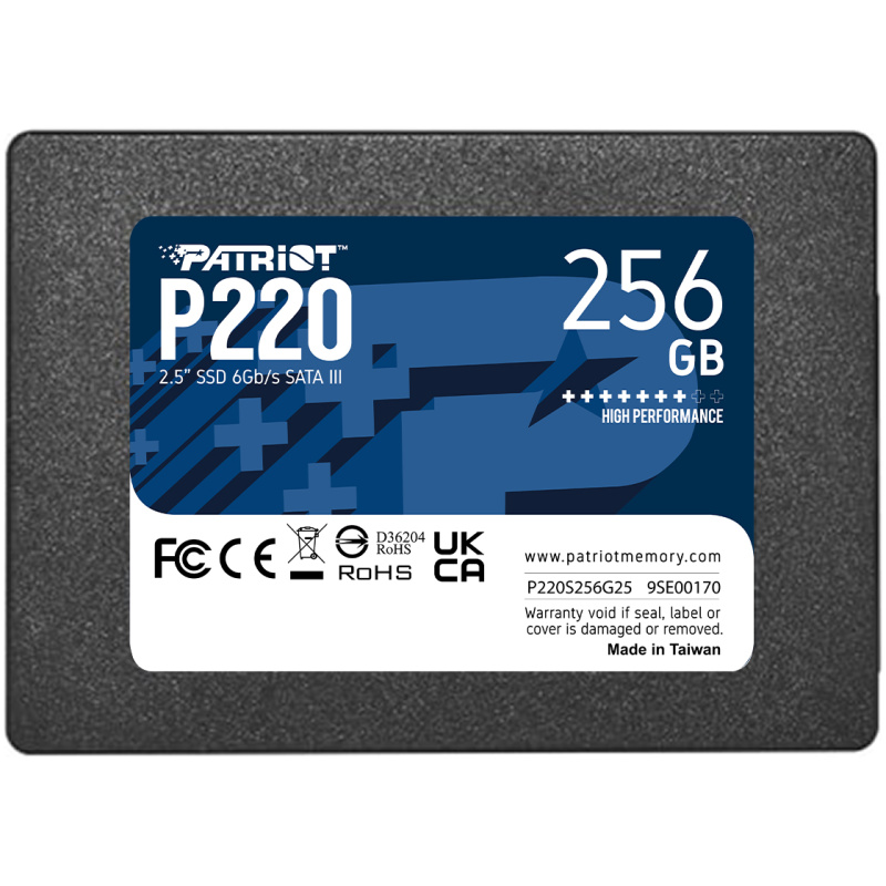 Patriot P220 256GB SSD SATA 3 2.5"