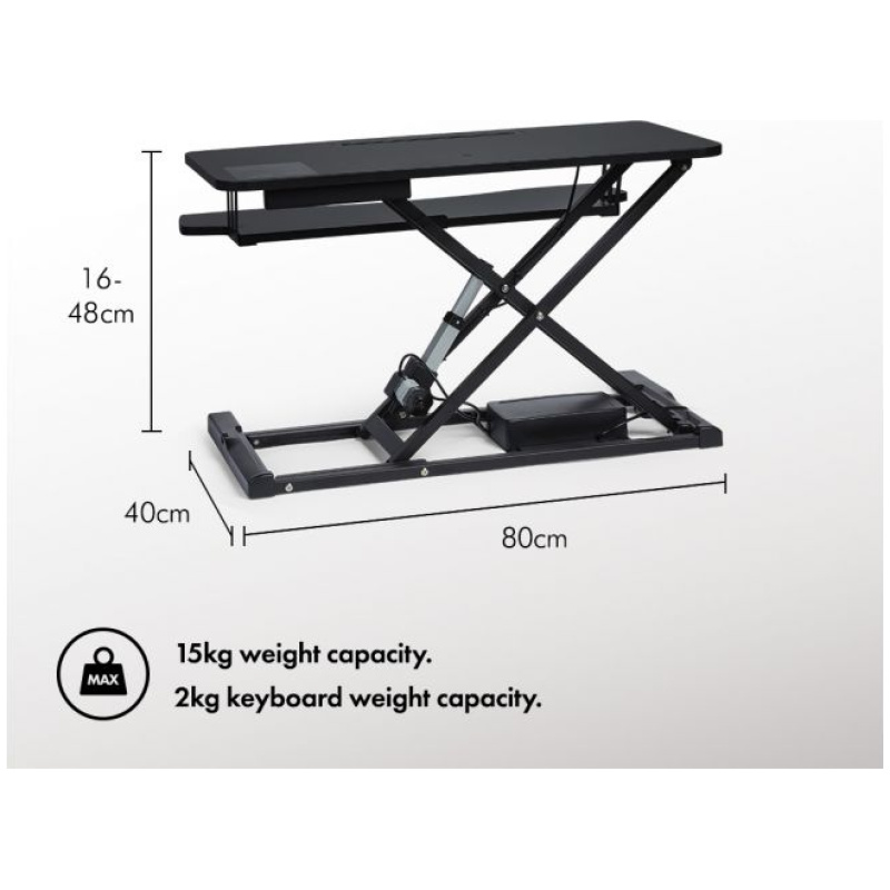 VonHaus električna Sit/Stand delovna platforma - Image 2