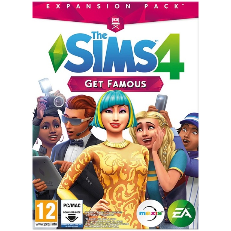 Igra The Sims 4 + dodatek Get Famous (PC)