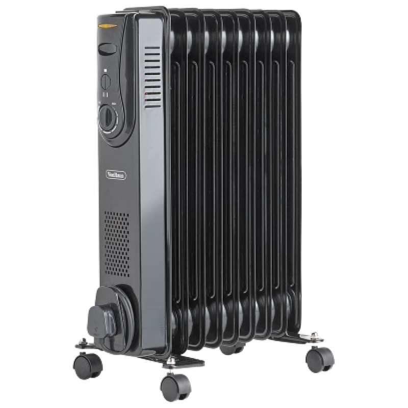 VonHaus oljni radiator 9 reber 2000W črn 2514060