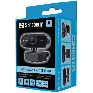 Sandberg USB spletna kamera Flex 1080P HD - Image 3