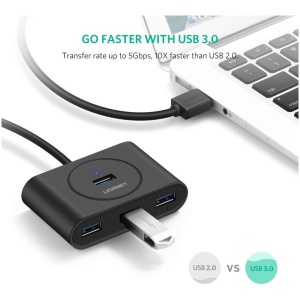 Ugreen USB 3.0 4 Ports Hub črn 0,5m - box - Image 4