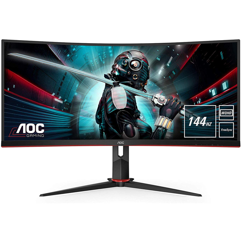 AOC CU34G2X 34''  Ultra Wide 144Hz ukrivljen gaming monitor