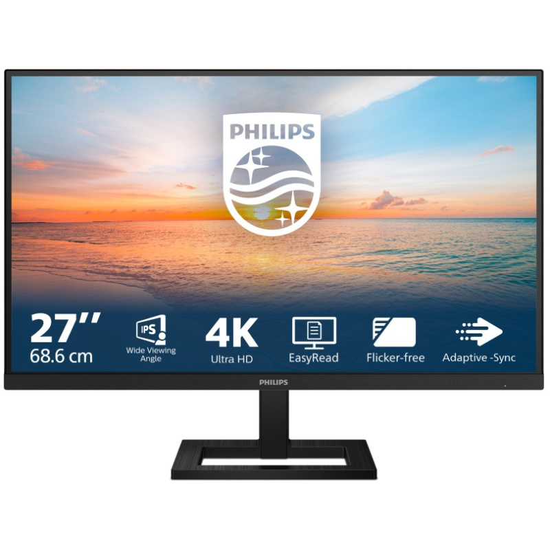 Philips 27E1N1900AE 27" IPS 4k monitor z USB-C Power Delivery 65W