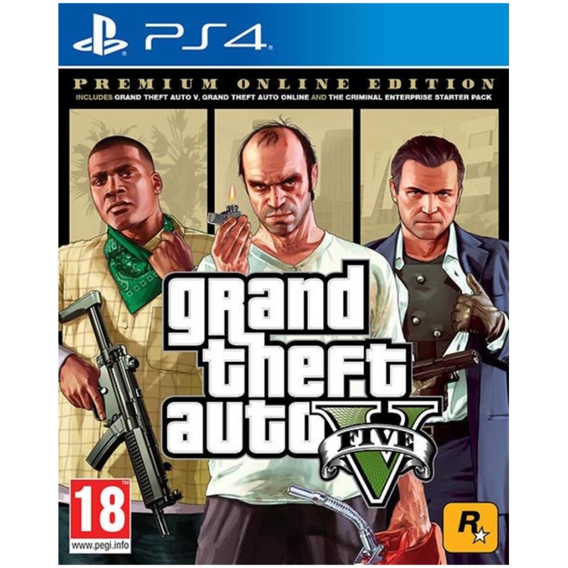 Grand Theft Auto V - Premium Online Edition (PS4)