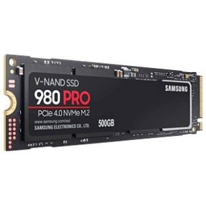 Samsung 500GB 980 Pro SSD NVMe/PCIe 4.0 x4 M.2 disk