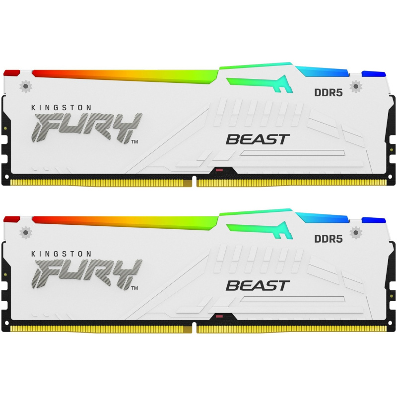 Kingston Fury Beast RGB 32GB Kit (2x16GB) DDR5-6000 DIMM PC5-48000 CL36