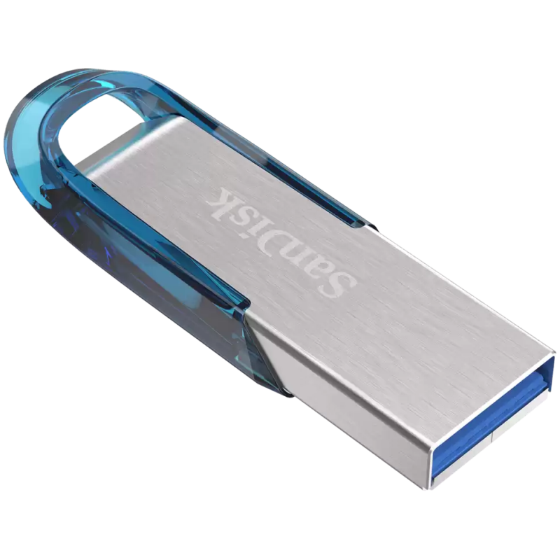 Sandisk Ultra Flair 64GB USB3.0 spominski ključek- moder