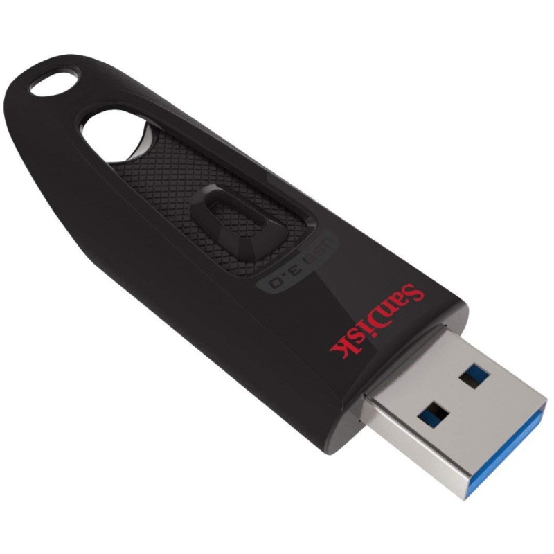 SanDisk Ultra USB spominski ključek 128GB USB 3.0 črn