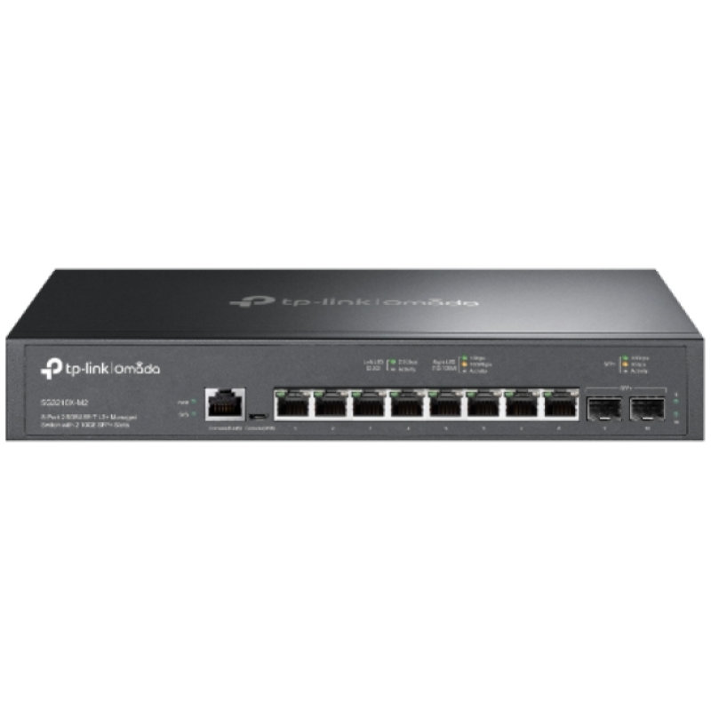 TP-LINK 8-Port 2.5GBASE-T in 2-Port 10G SFP+ L2+ Managed switch / stikalo