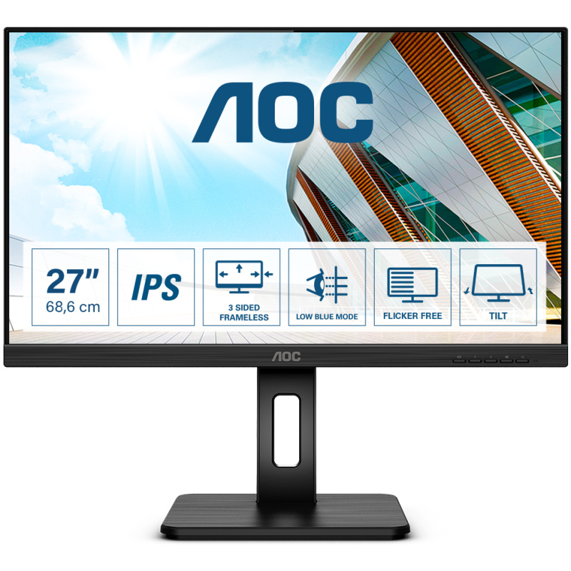 AOC Q27P2Q QHD IPS 27" monitor