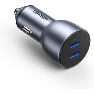 Ugreen avtopolnilec 2xUSB-C QC 3.0 40W - box