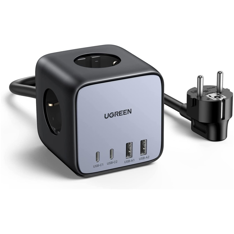 Ugreen DigiNest Cube 65W USB-C / AC 7v1 vtičnica - POŠKODOVANA EMBALAŽA!!!