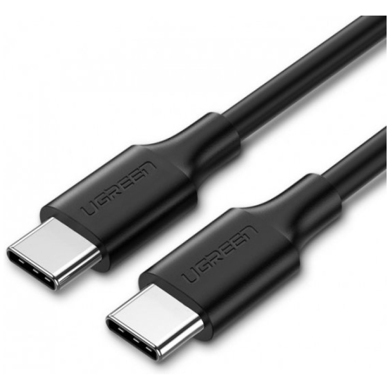 UGREEN USB 2.0 USB-C na USB-C 1m (črn) - polybag