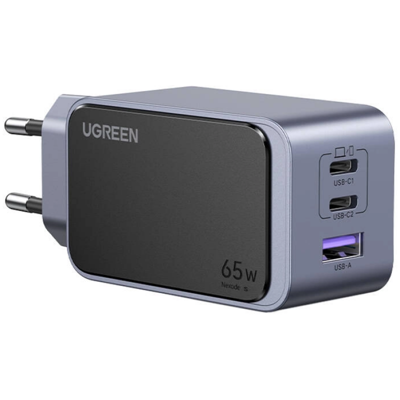 Ugreen Nexode S 65W 2x USB-C + 1x USB-A polnilec