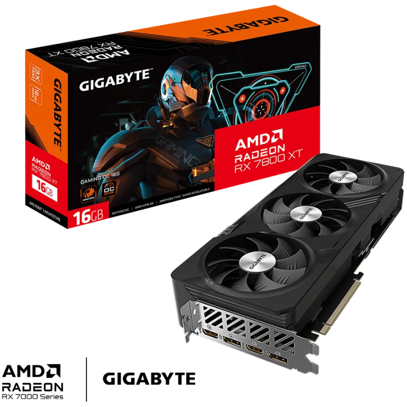 Grafična kartica GIGABYTE Radeon RX 7800 XT GAMING OC 16G