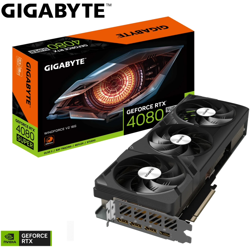 Grafična kartica GIGABYTE GeForce RTX 4080 SUPER WINDFORCE V2 16G