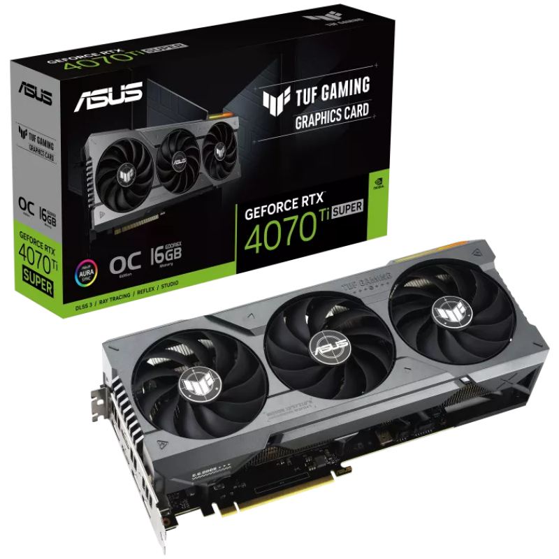 Grafična kartica ASUS TUF GeForce RTX 4070 Ti SUPER GAMING OC