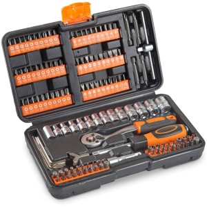 VonHaus 130 delni set natičnih ključev
