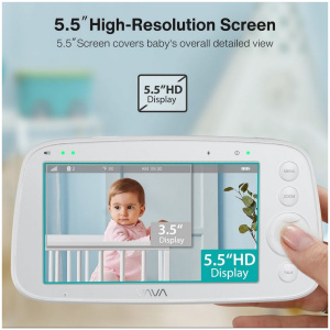 VAVA Baby varuška - pametni otroški monitor z HD zaslonom in nočnim gledanjem VA-IH019 - Image 4