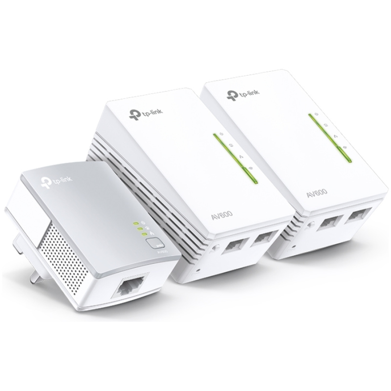 TP-LINK TL-WPA4220 TKIT Powerline 600 Wi-Fi 3-pack kit