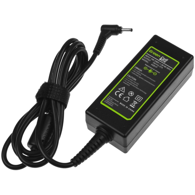 Polnilec za prenosnike Acer / Asus / Samsung, 45W / 19V / 2,37A / 3,0mm x 1,1mm