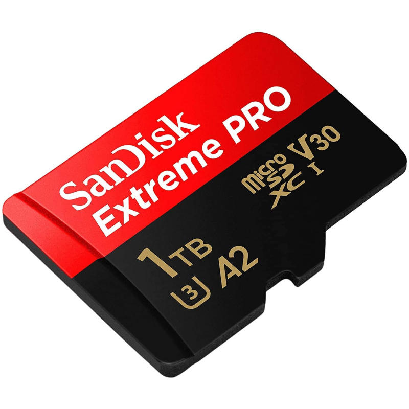 SanDisk Extreme PRO microSDXC 1TB + SD Adapter + 2 leti RescuePRO Deluxe 200MB/s branje/ 140MB/s zapisovanje A2 C10 V30 UHS-I U3 - Image 2