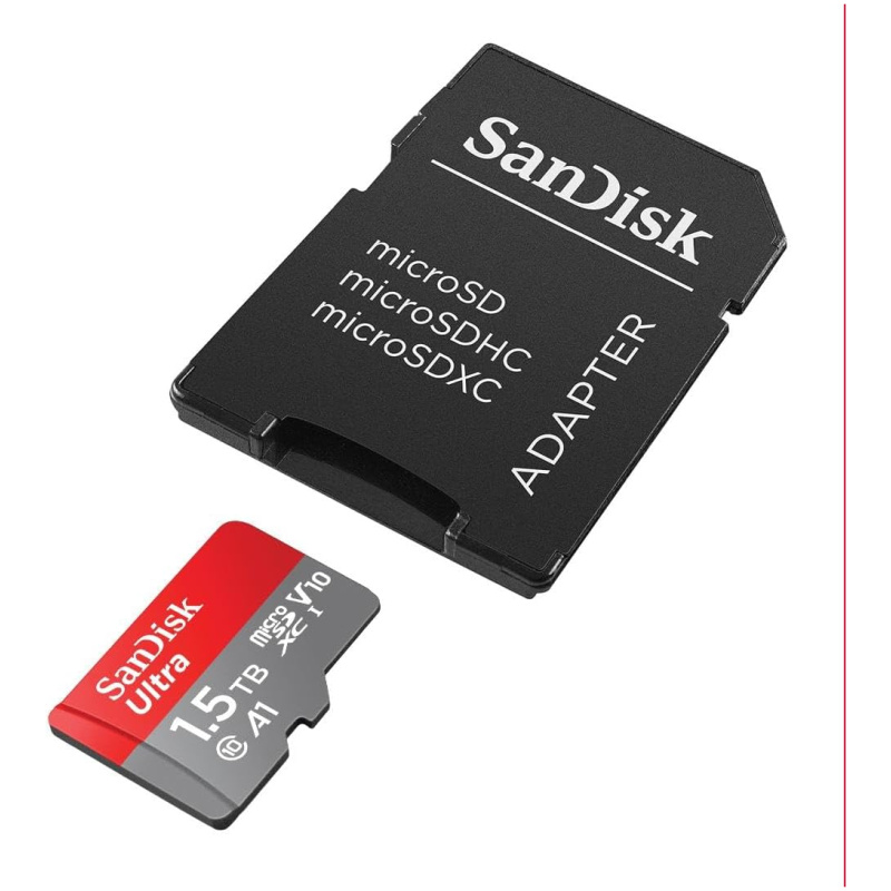 SanDisk Ultra microSDXC 1.5TB + SD Adapter UHS-I spominska kartica - Image 3