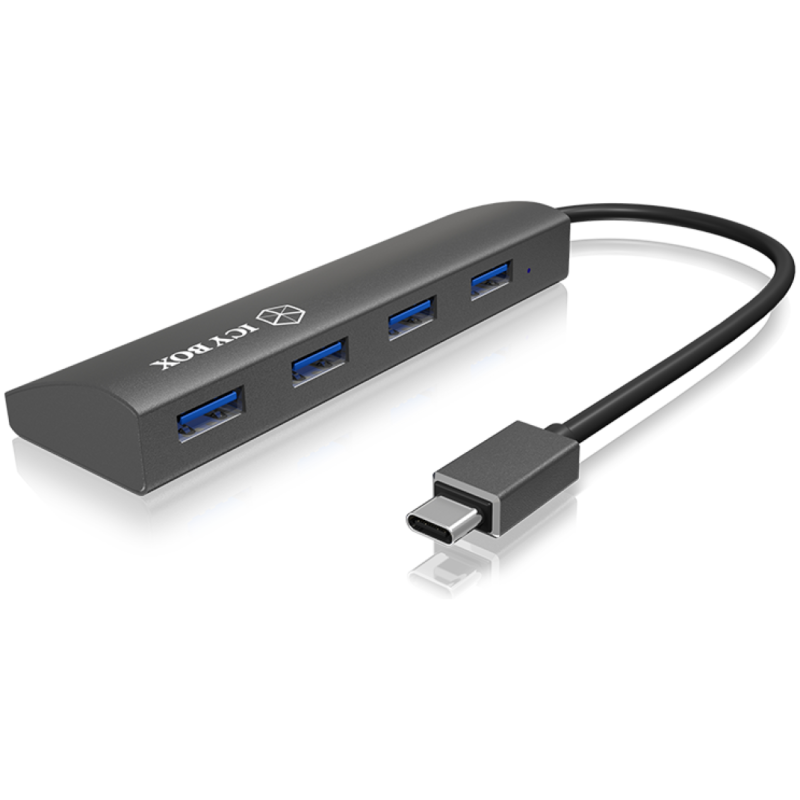 Icybox IB-AC-6405C USB-C hub na 4x USB-A - Image 4